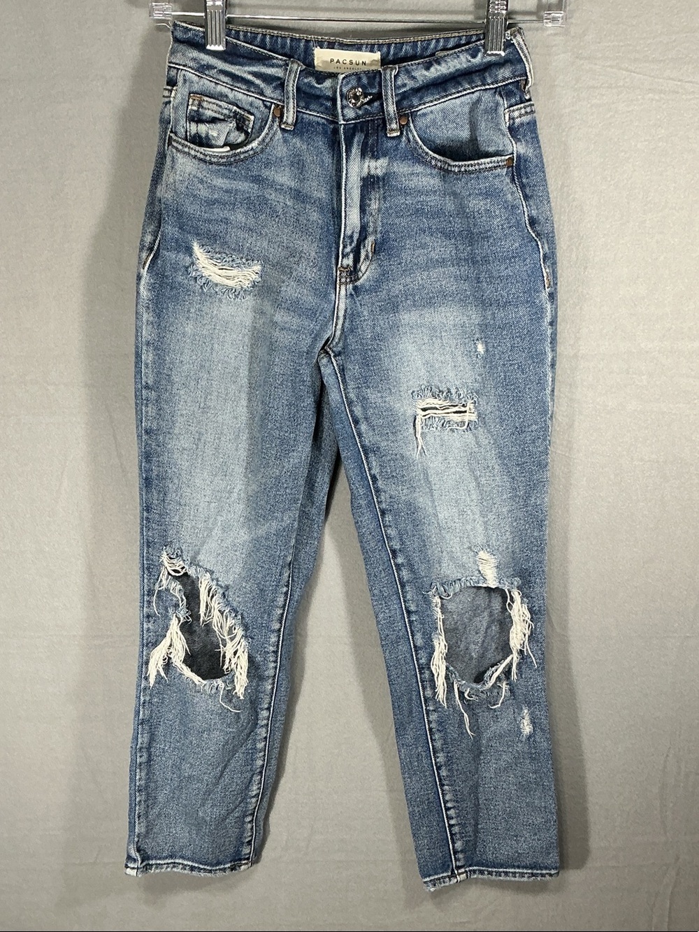 PacSun Blue Medium Washed Denim Mom Jeans 23